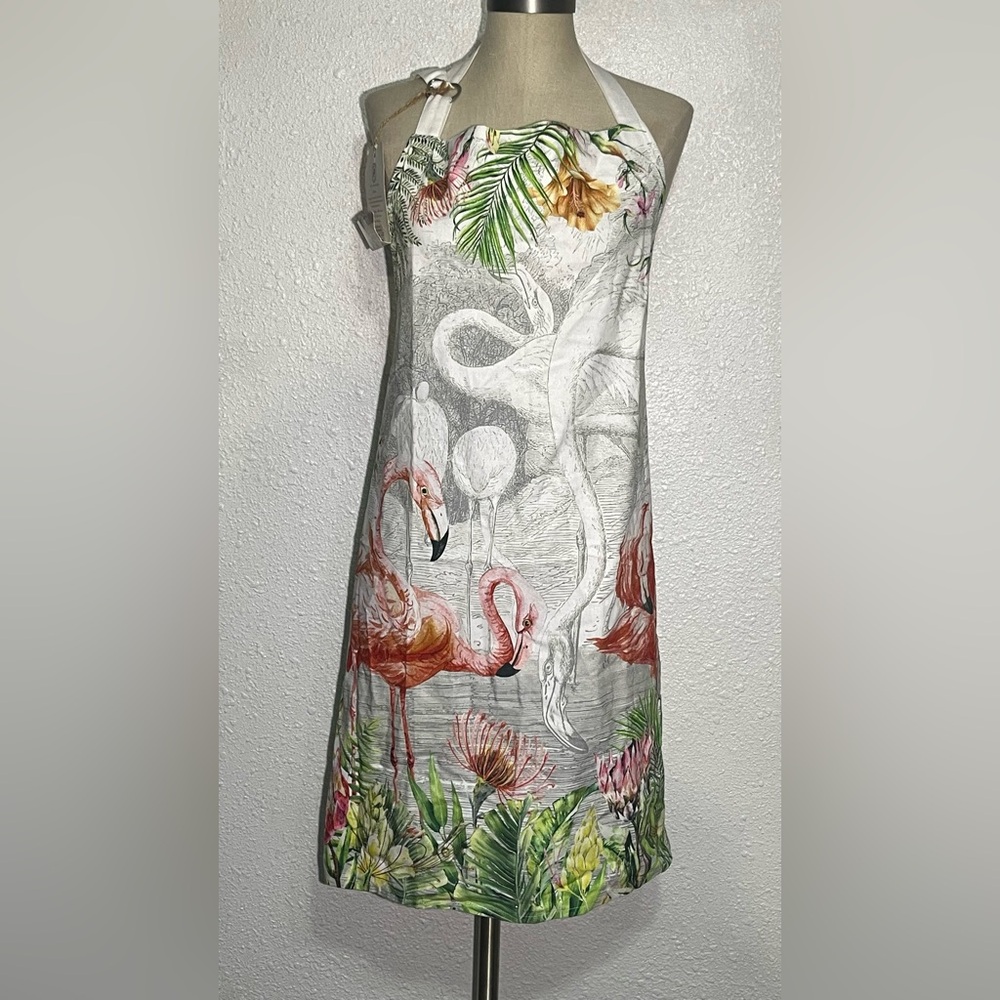 Michel design works Flamingo Print Apron